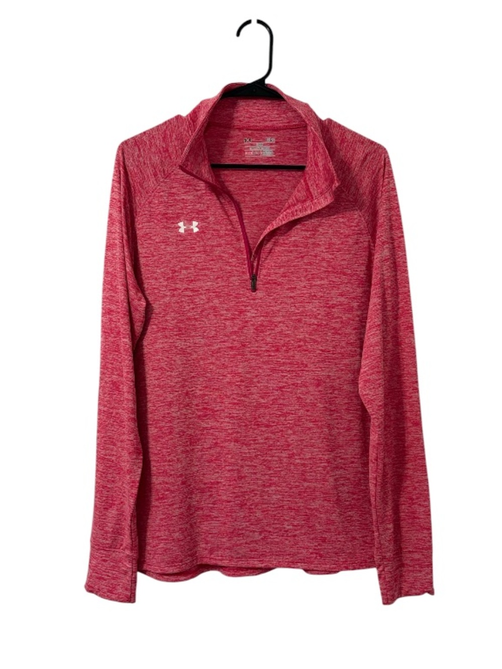 Under Armour Pink Half Zip Twist Athletic Jacket
